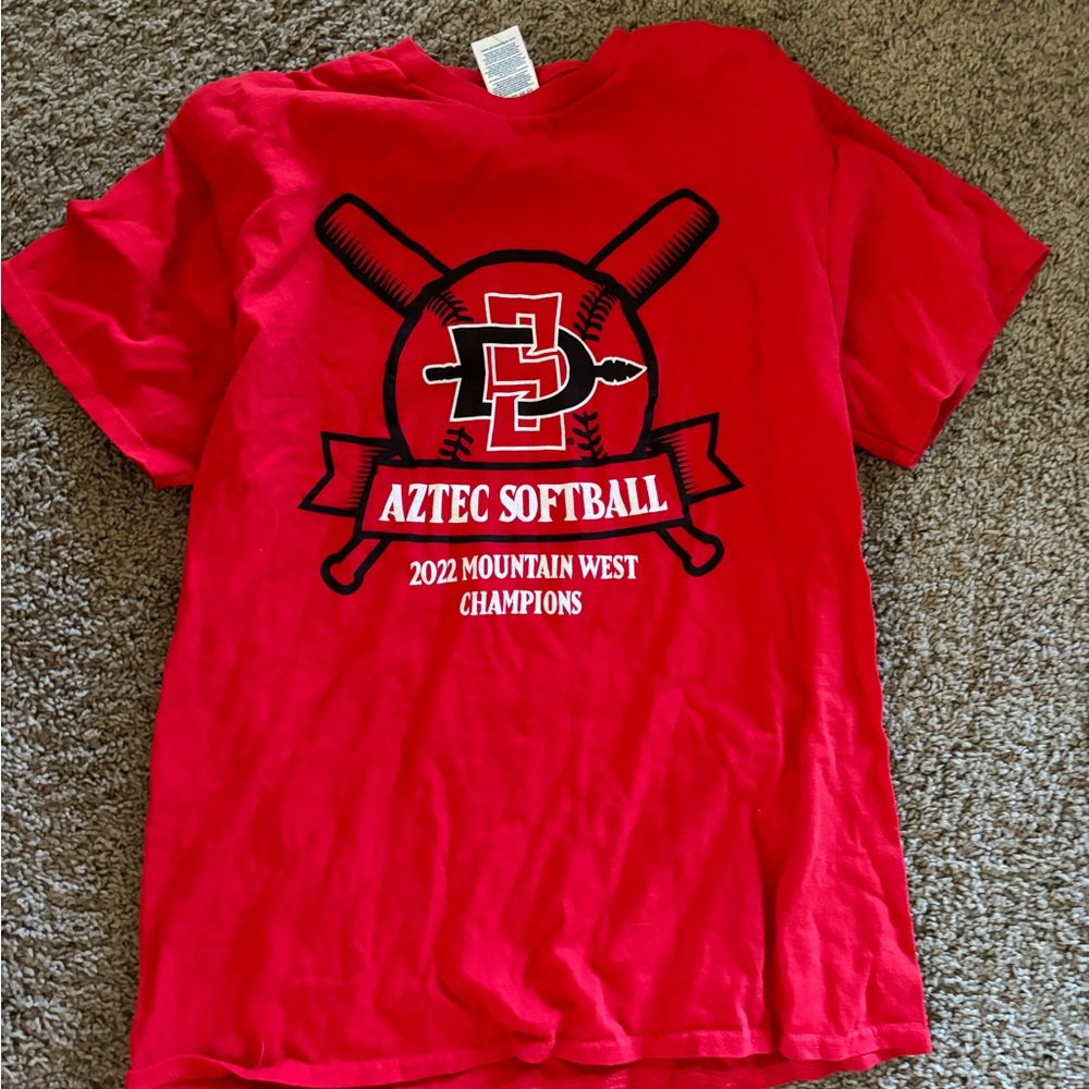 San Diego state soft ball shirt